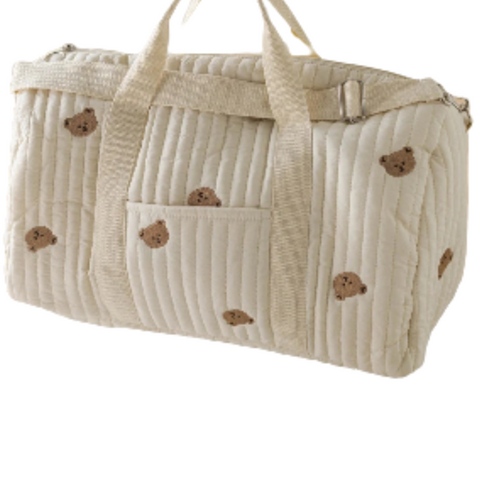 Sac à langer matelassé ourson
