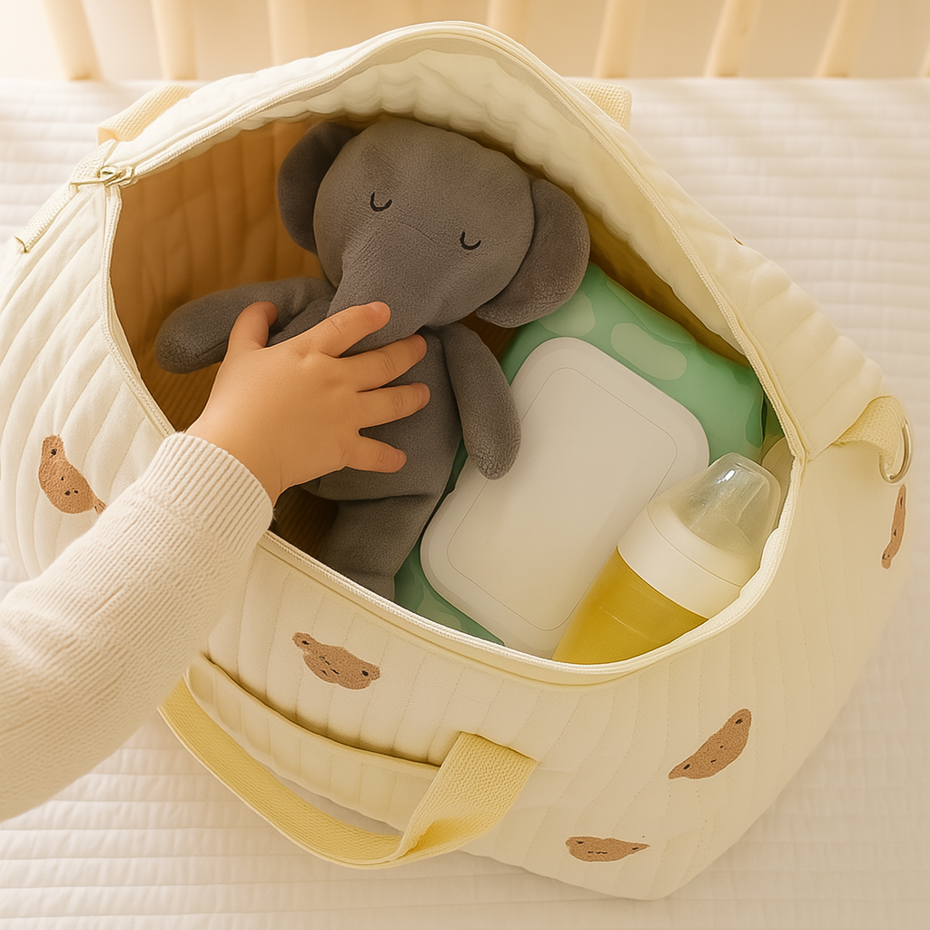 Sac à langer matelassé accessoires enfants