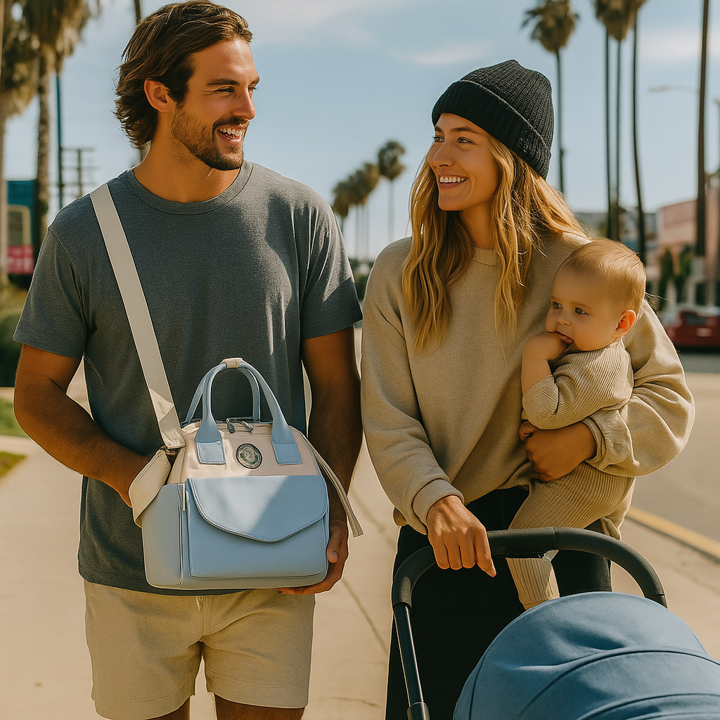Sac à langer modulable homme