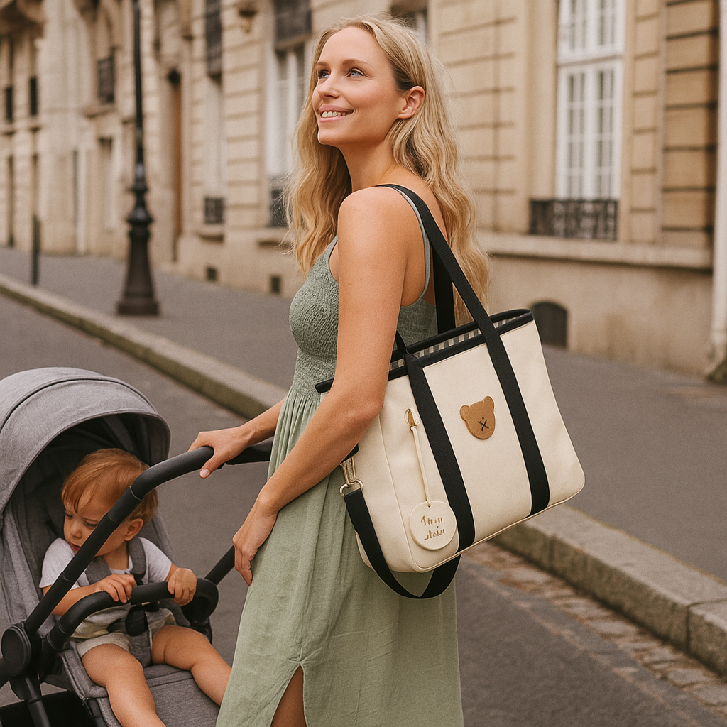 Sac à langer tendance ourson