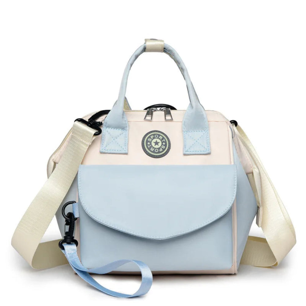 Sac à langer modulable bleu