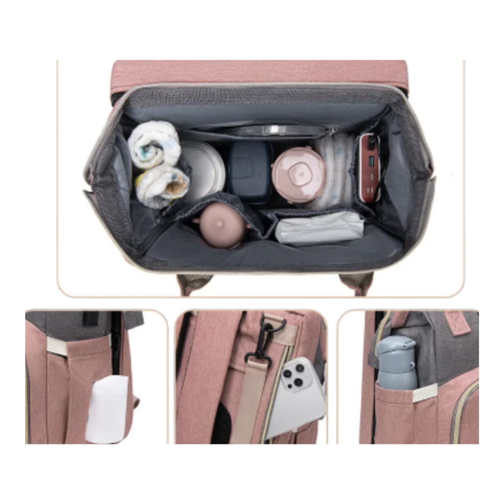 Sac à langer convertible en lit pratique
