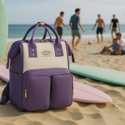Sac à langer grande capacité multifonctions sorties