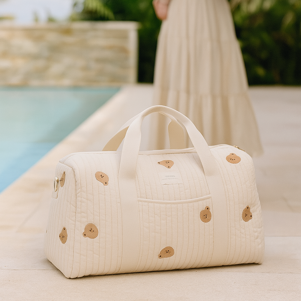 Sac à langer matelassé stylé
