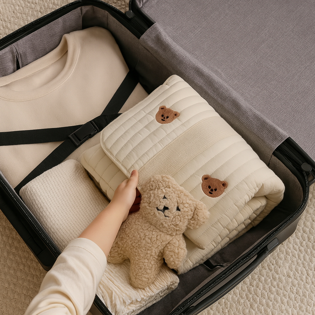 Sac à langer matelassé voyage