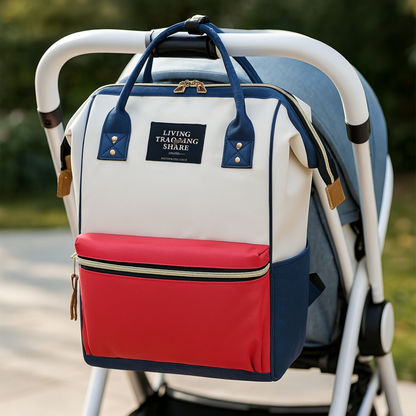 sac à dos de maternité multifonctions accroche poussette