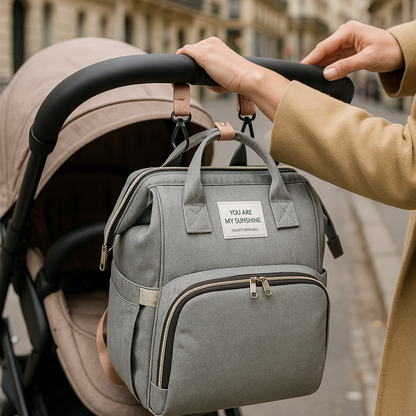 sac à langer lit intégré attache poussette