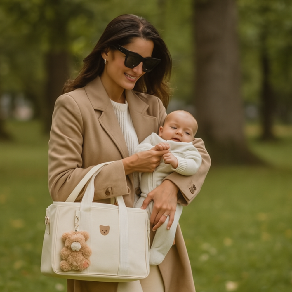 sac à langer tendance ourson femme