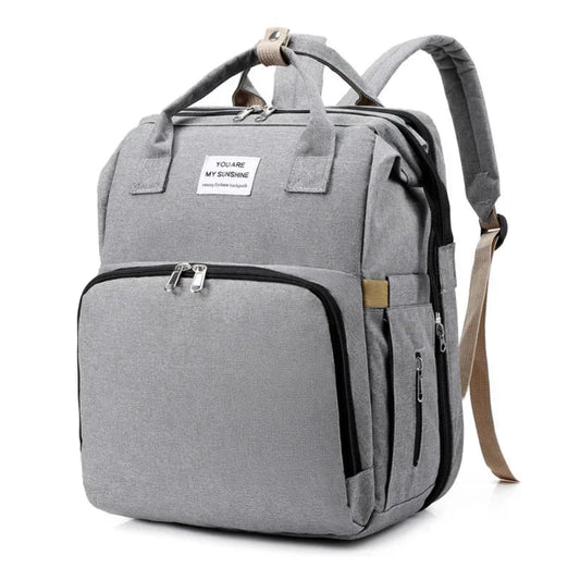 sac à langer lit intégré gris