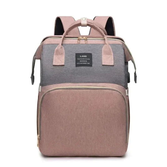 Sac à langer convertible en lit sac à dos