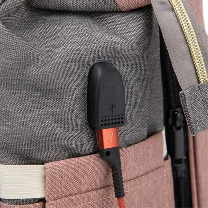 Sac à langer convertible en lit port USB