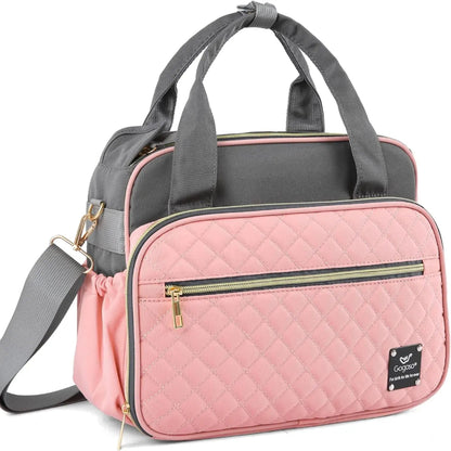 Sac à langer élégant bicolore